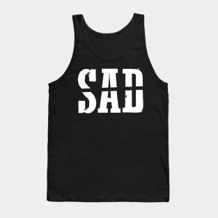 sad bad feelings art expressing Tank Top